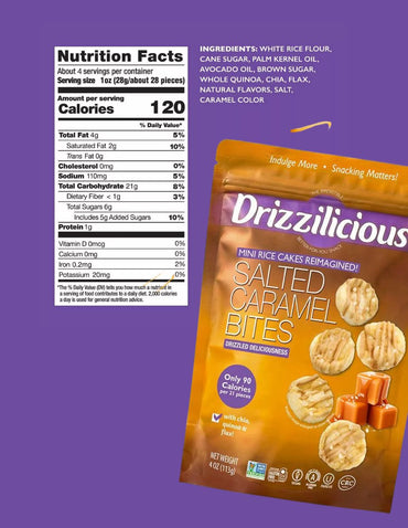 Tortitas de Arroz Drizzilicious Caramelo Salado 113 g