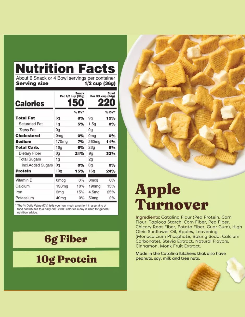 Cereal Catalina Crunch Manzana Alto en Proteína 227 g