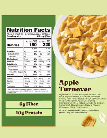 Cereal Catalina Crunch Manzana Alto en Proteína 227 g