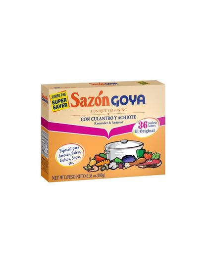 Sazonador Goya Cilantro y Achiote 36 Sobres 180 g