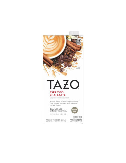 TAZO Espresso Chai Latte concentrado de té negro 946ml