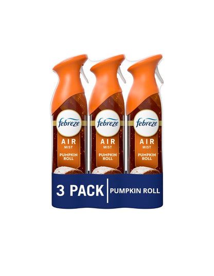 Ambientador Febreze Pumpkin Roll Aerosol 3 Pzas 230 g