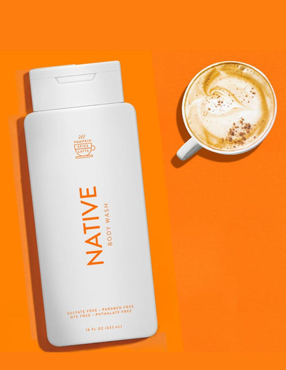 Gel de Baño Native Pumpkin Spice Latte 2 Pzas 532 ml