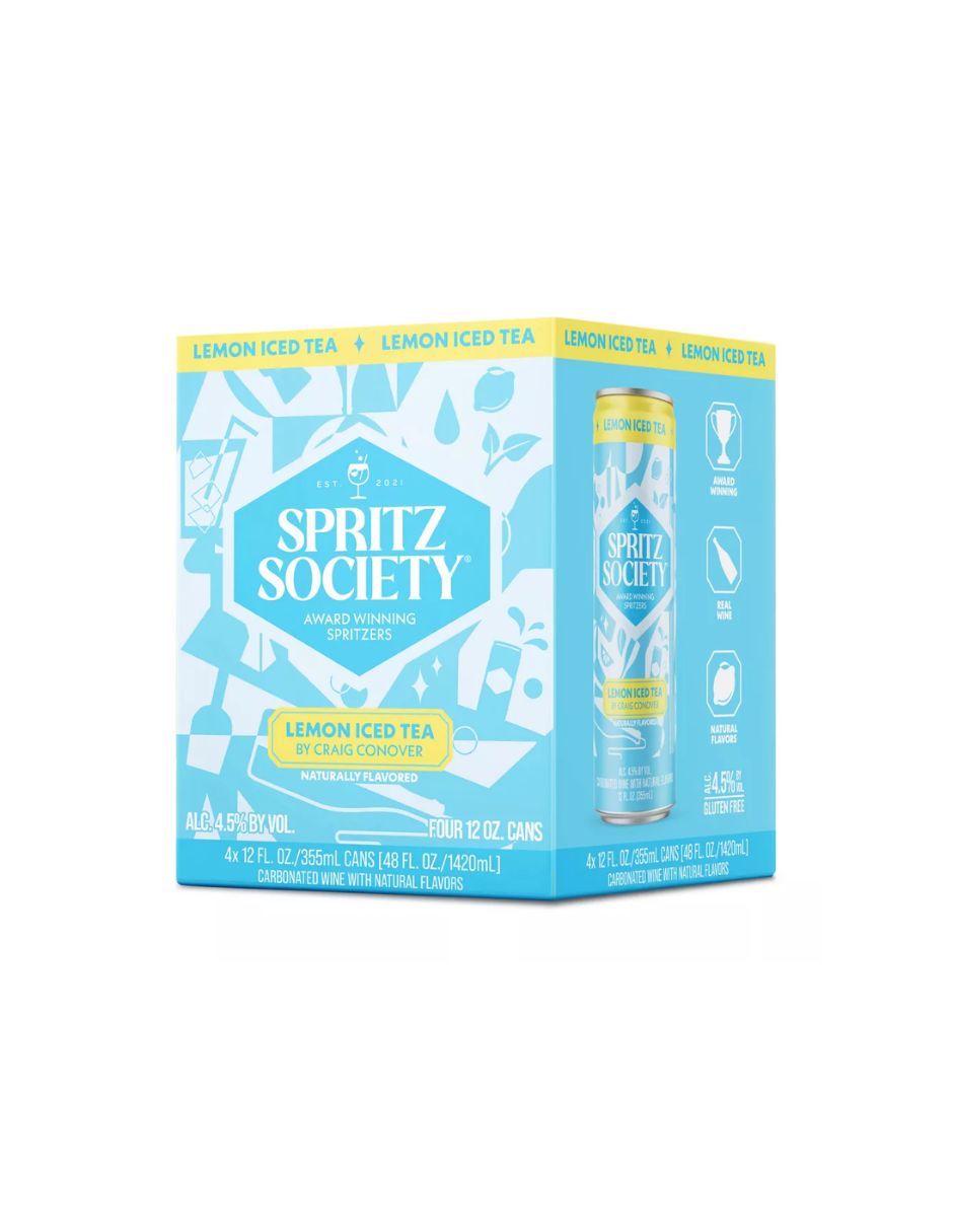 Cóctel de Vino Spritz Society Té Limón 4 Latas 355 ml
