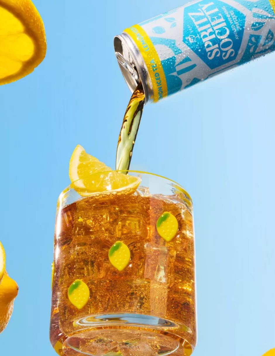 Cóctel de Vino Spritz Society Té Limón 4 Latas 355 ml