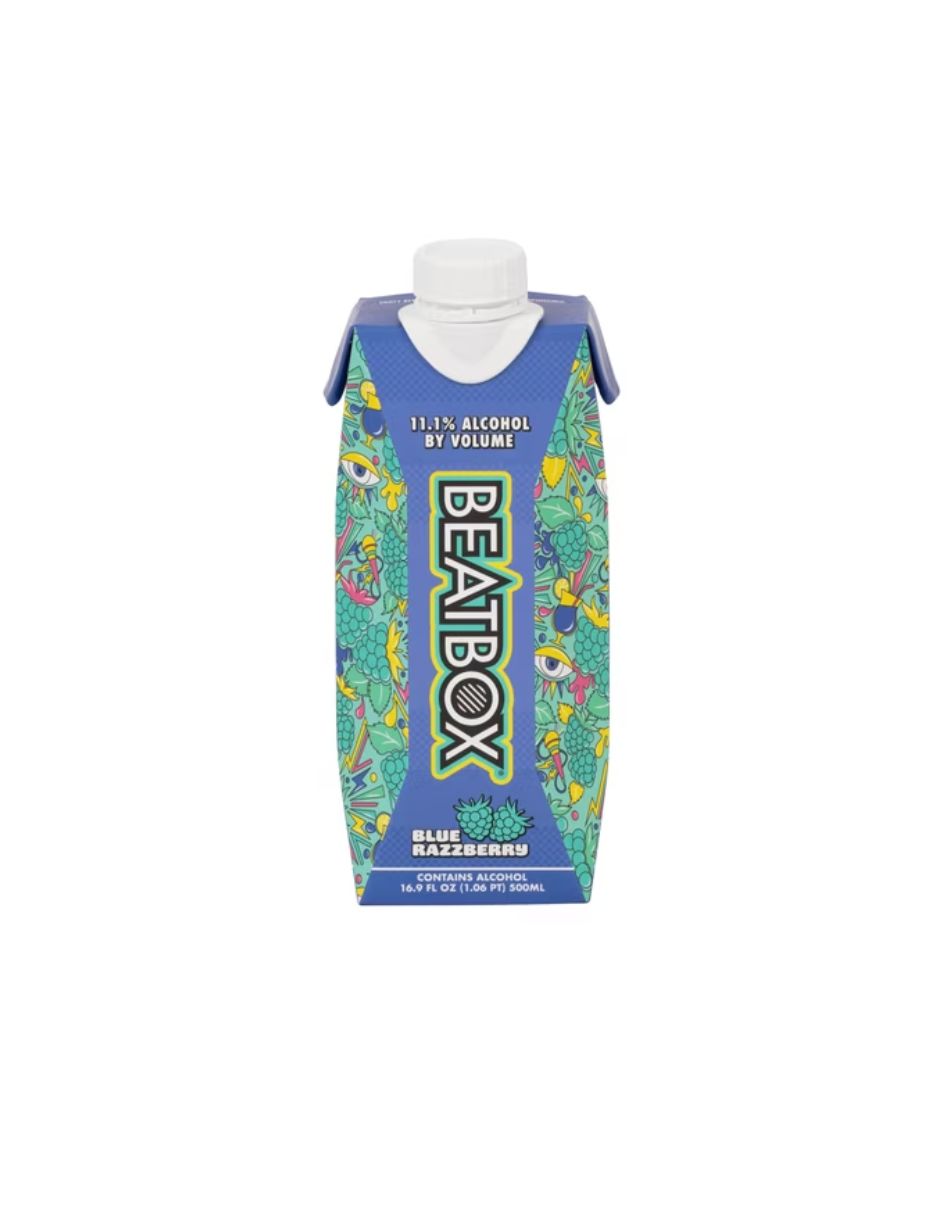 Cóctel de Vino BeatBox Blue Razzberry 500 ml