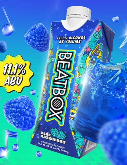 Cóctel de Vino BeatBox Blue Razzberry 500 ml