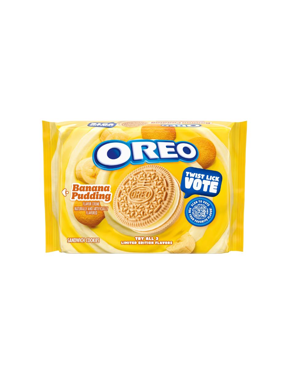 Galletas OREO Banana Pudding Edición Limitada 303 g