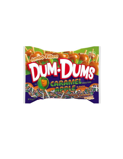 Paletas Dum Dums Manzana con Caramelo Halloween 249 g