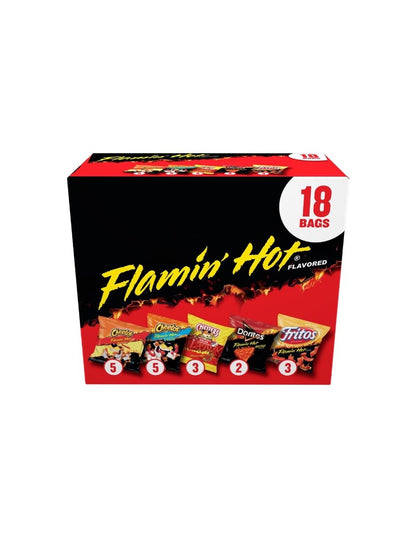 Botanas Frito-Lay Flamin' Hot Surtidas 18 Piezas
