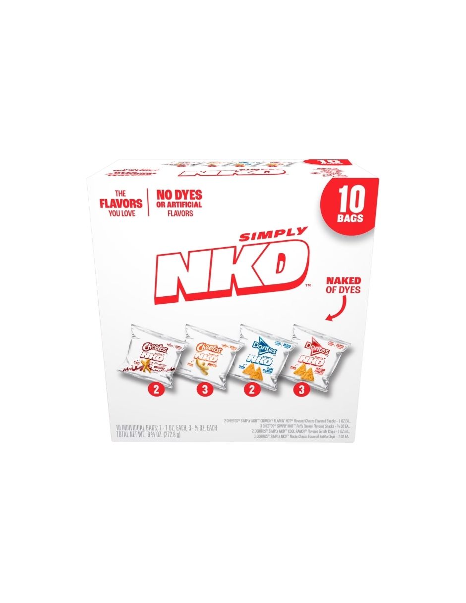 Botanas Frito-Lay Simply NKD Surtidas 10 Piezas 273 g