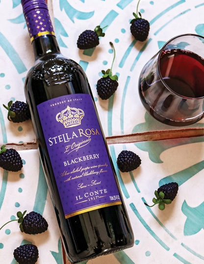 Vino Tinto Stella Rosa Blackberry Semidulce 750 ml