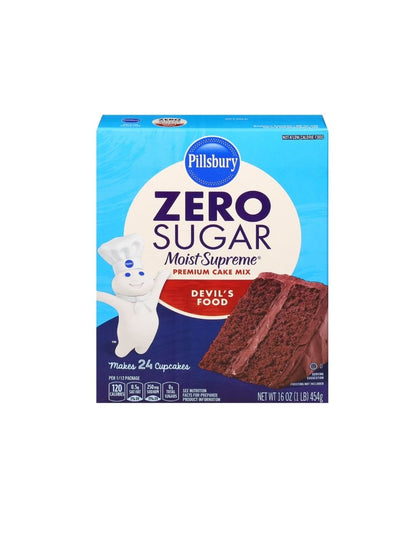 Mezcla para Pastel Pillsbury Chocolate sin Azúcar 454 g