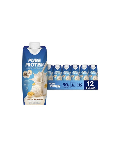Batido Pure Protein Vainilla 30 g Proteína 12 Pzas 325 ml