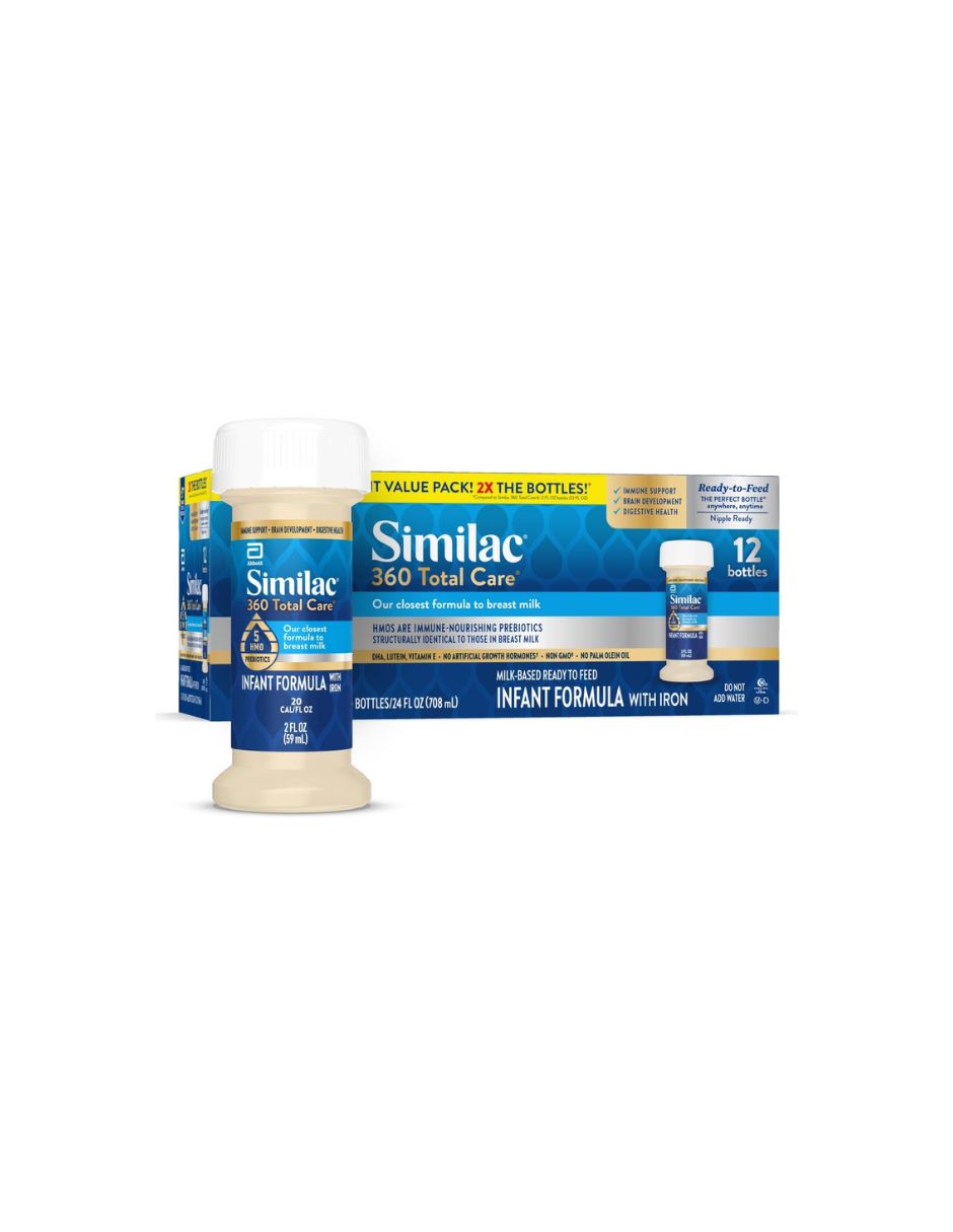 Fórmula Infantil Similac 360 Total Care 12 Pzas 59 ml