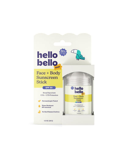 Protector Solar Hello Bello Bebé Mineral FPS 50 28 g