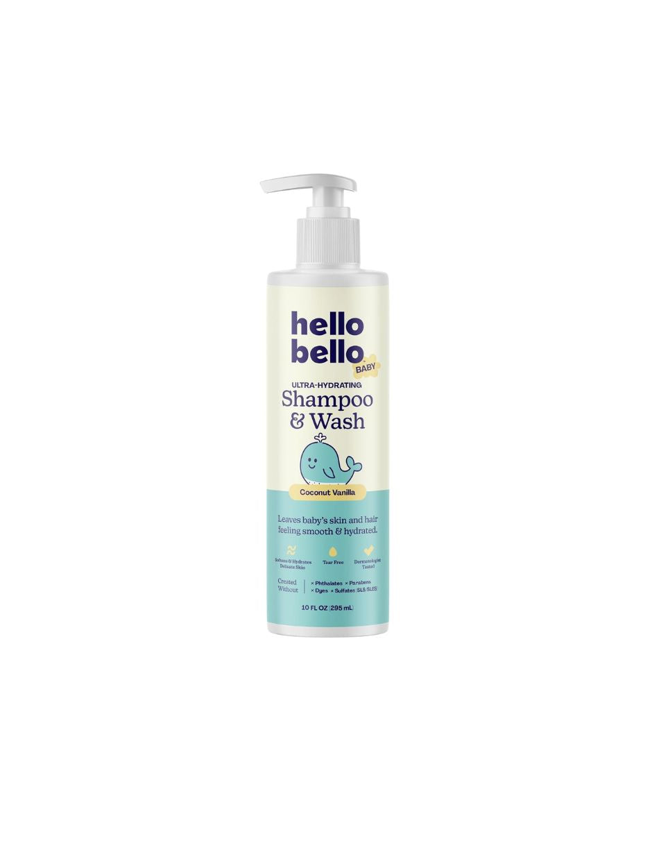 Champú y Gel de Baño Hello Bello Vainilla Coco 295 ml