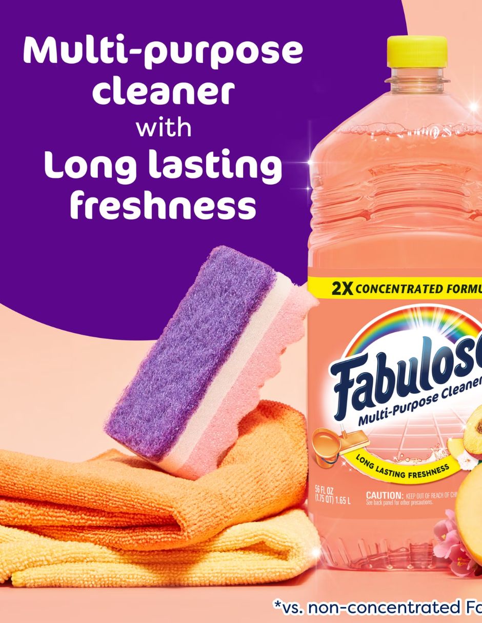 Limpiador Multiusos Fabuloso 2X Aroma Durazno 1.65 L