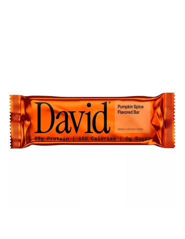 Barra de Proteína David Pumpkin Spice 4 Pzas