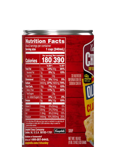 Sopa Campbell's Chunky Almeja OLD BAY 533 g