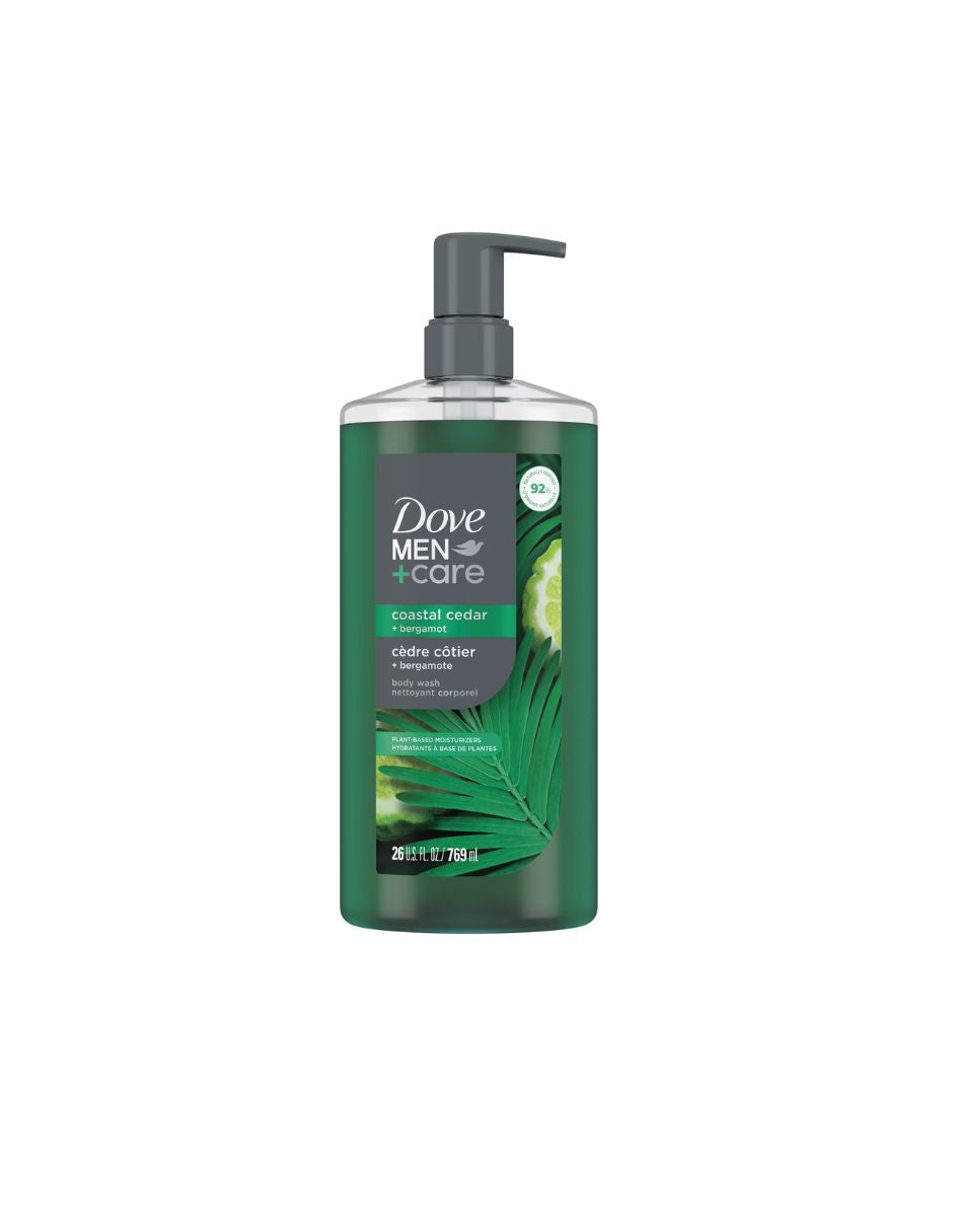 Gel de Baño Dove Men+Care Cedro y Bergamota 769 ml