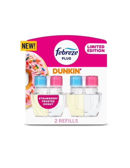 Repuesto Febreze Plug In Dunkin' Dona de Fresa 2 Pzas