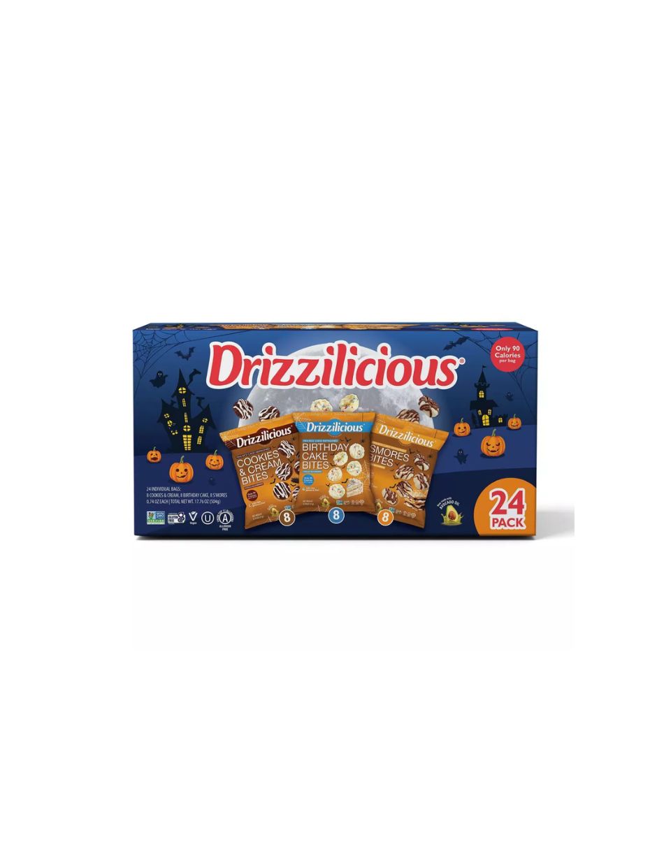 Snacks Drizzilicious Halloween Surtidos 24 bolsas individuales