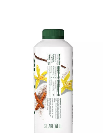 Crema para Café Chobani Vainilla Canela Sin Azúcar 710 ml