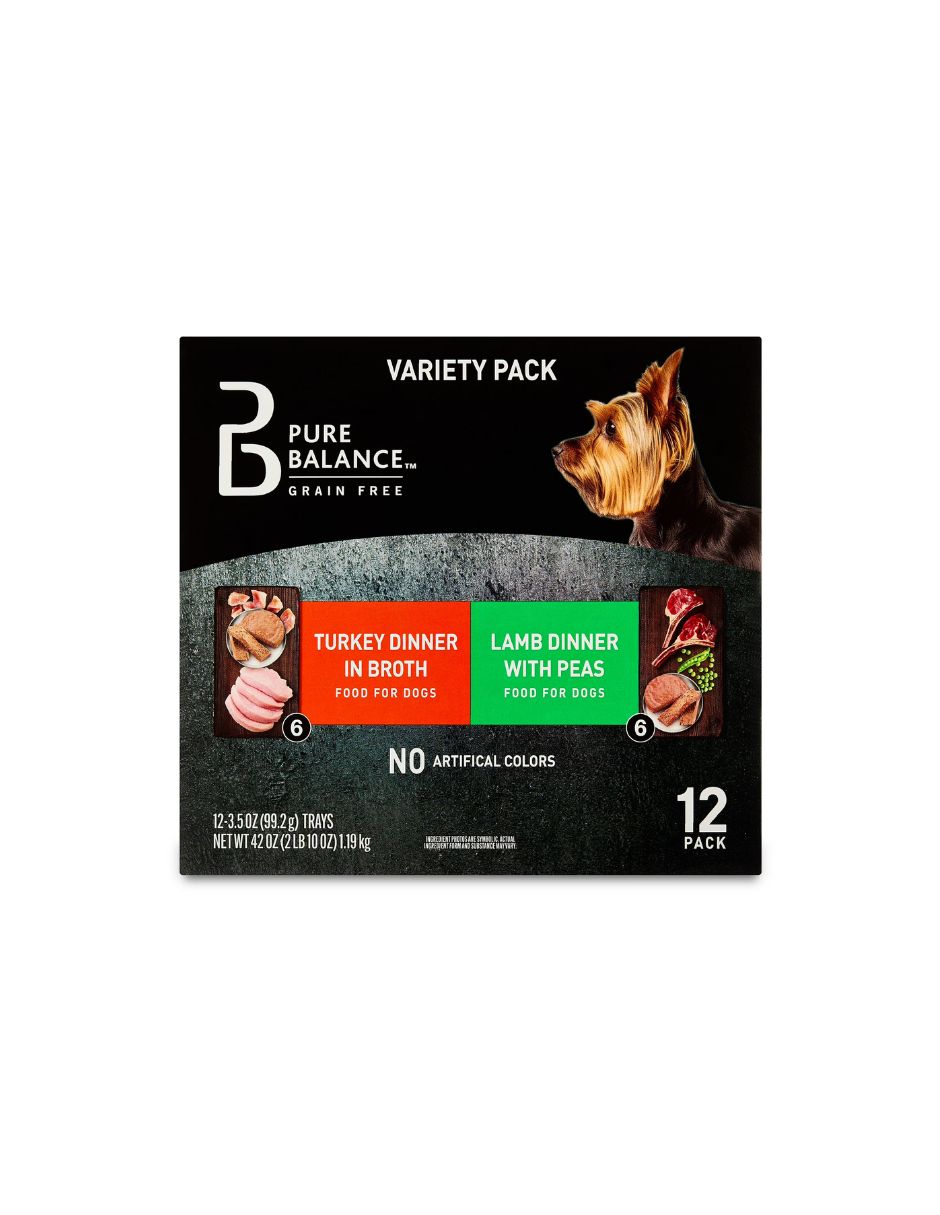 Alimento Húmedo Pure Balance Pavo y Cordero 12 latas