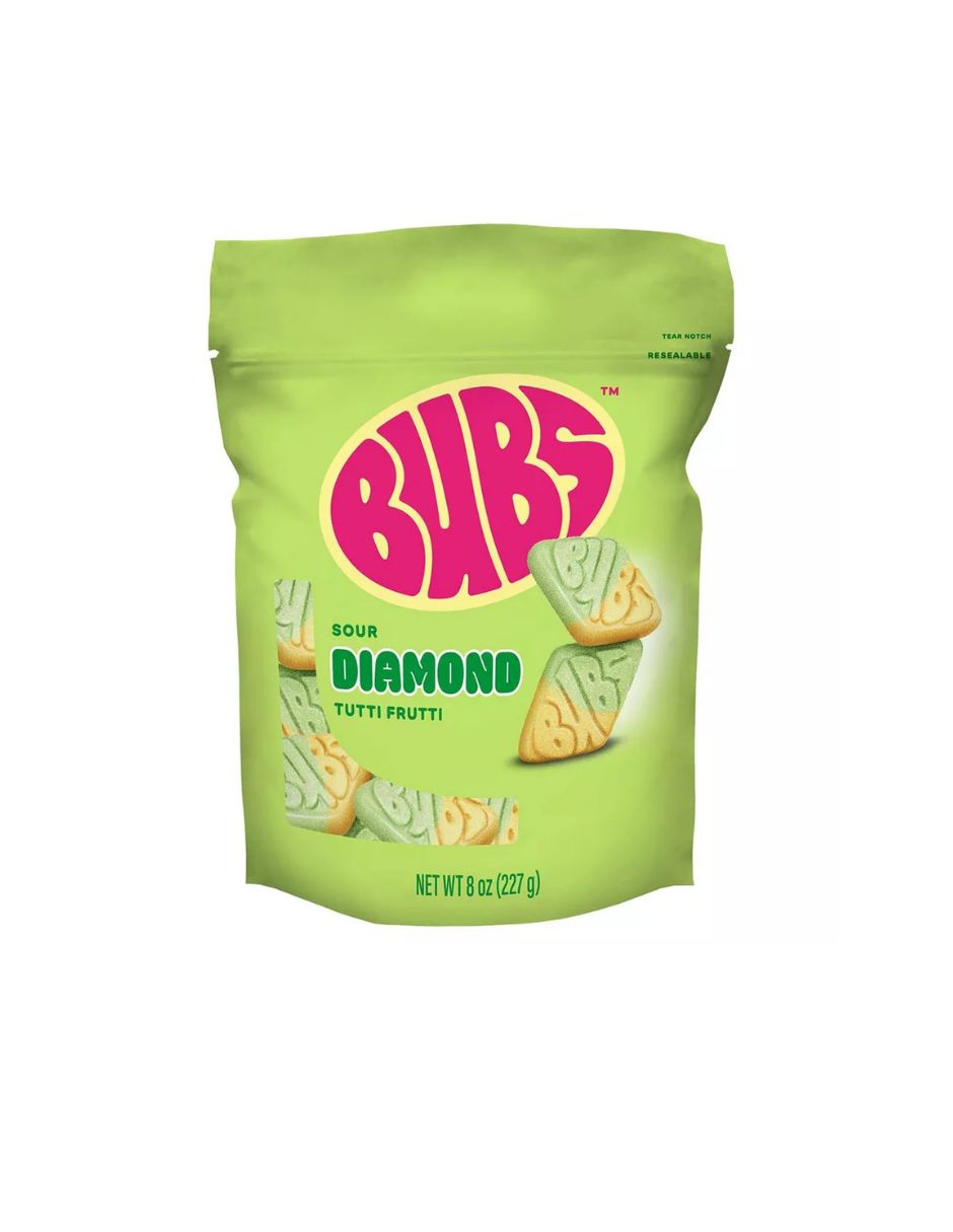 Caramelos BUBS Tutti Frutti Ácidos 227 g