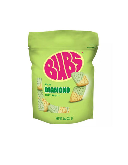Caramelos BUBS Tutti Frutti Ácidos 227 g