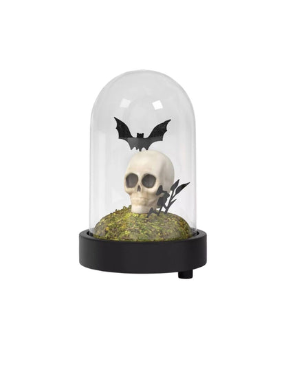 Decoración Halloween Hyde and EEK Calavera Iluminada 13 cm