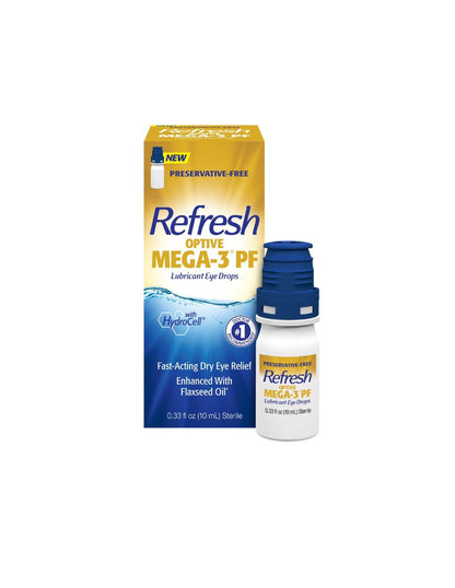 Gotas Refresh Optive Mega-3 PF Sin Conservantes 10 ml