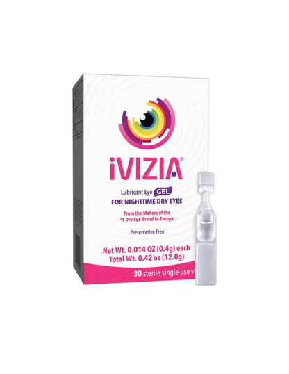 Gel Lubricante iVIZIA para Ojo Seco Nocturno 30 Viales