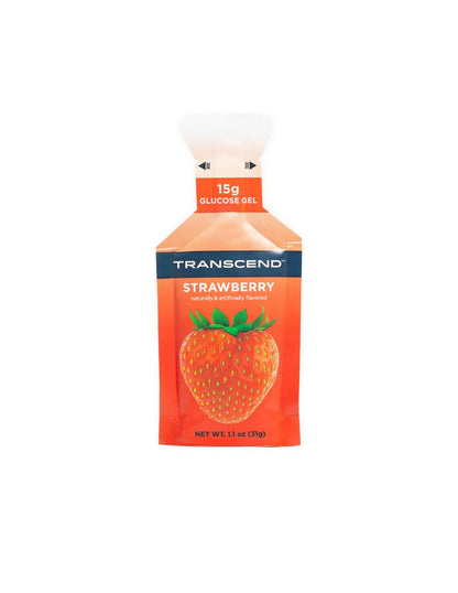 Gel de Glucosa Transcend Fresa 10 sobres