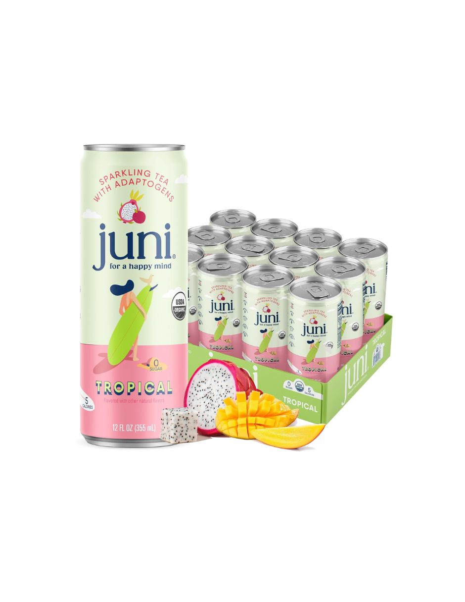 Bebida Juni Tropical con Adaptógenos 12 latas