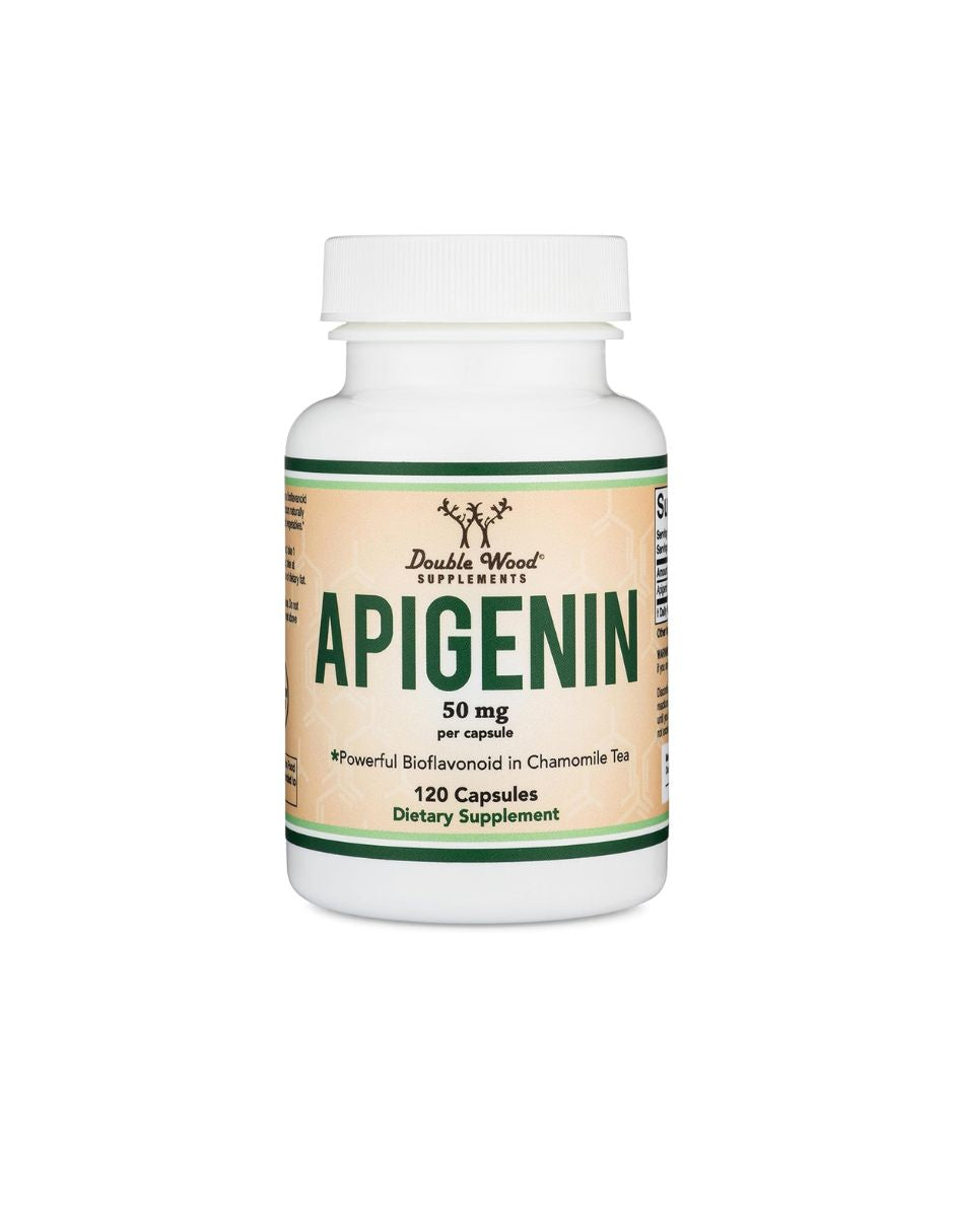 Suplemento Double Wood Apigenina 50 mg 120 Cápsulas