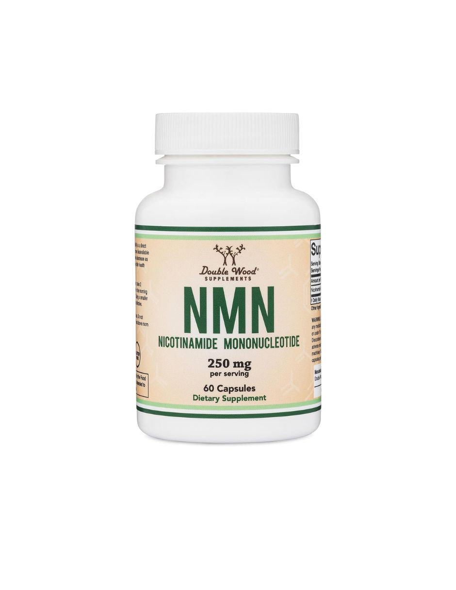Suplemento Double Wood NMN 250 mg 60 Cápsulas