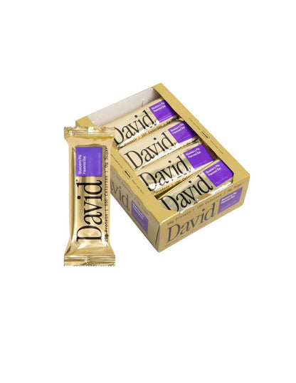 Barra de Proteína David Blueberry Pie Sin Azúcar 12 pack