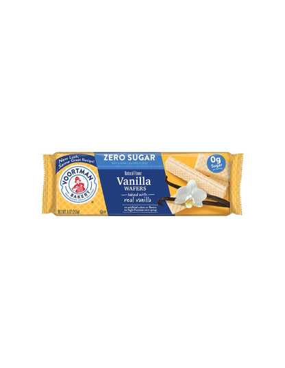 Galletas Voortman Oblea Vainilla Sin Azúcar 255 g