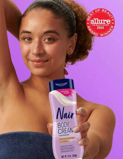 Crema Depilatoria Nair Manteca de Cacao 224 g