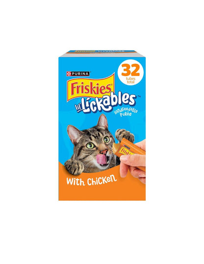 Premios para Gatos Purina Friskies Pollo 32 Tubos
