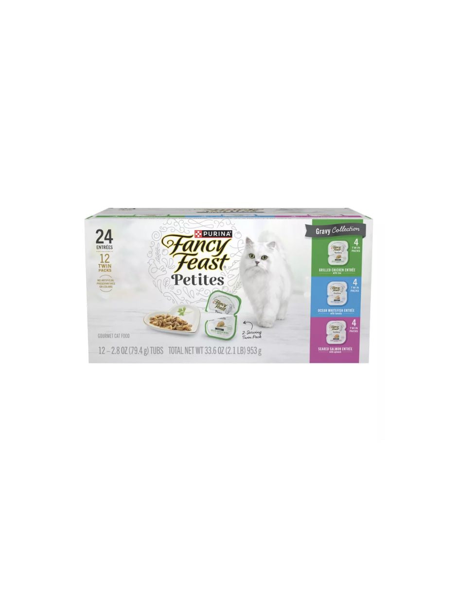 Alimento Húmedo Fancy Feast Petites Salsa 12 pack
