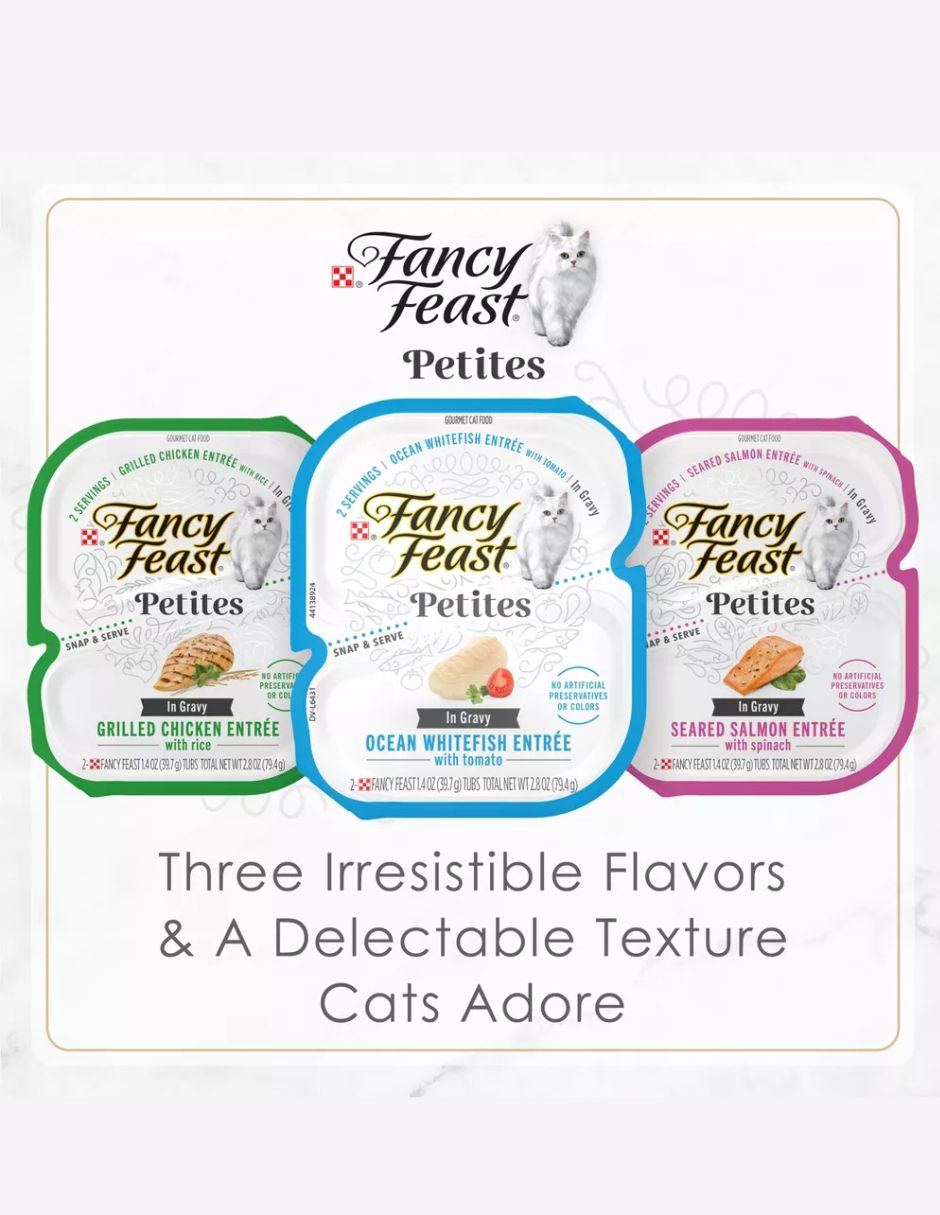 Alimento Húmedo Fancy Feast Petites Salsa 12 pack