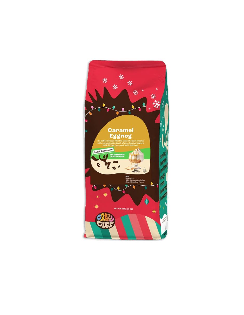 Café Molido Crazy Cups Descafeinado Rompope Caramelo 284 g