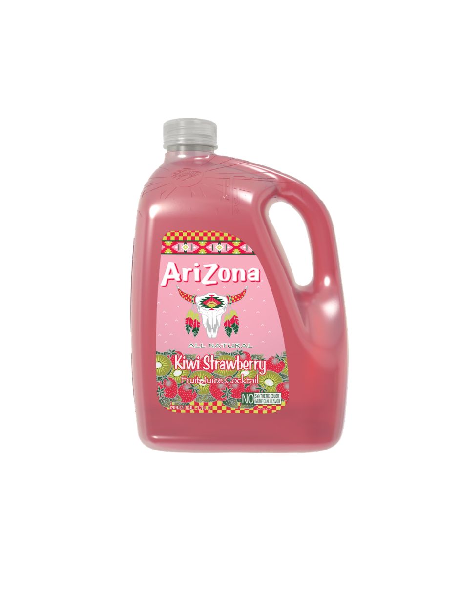 Bebida AriZona Kiwi Fresa con Jugo de Fruta 3.78 L