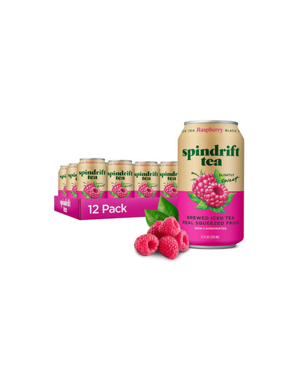 Té Negro Spindrift Frambuesa 12 pack