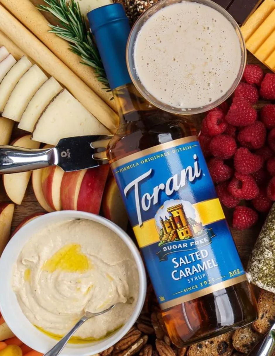 Jarabe Torani Caramelo Salado Sin Azúcar 750 ml
