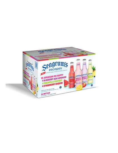 Bebida de Malta Seagram’s Escapes Variada 24 Botellas 331 ml