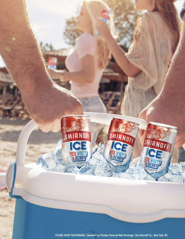 Bebida Smirnoff Ice Red White Berry 12 Latas 355 ml